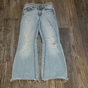 Celebrity Pink Kids Light Wash Distressed Jeans